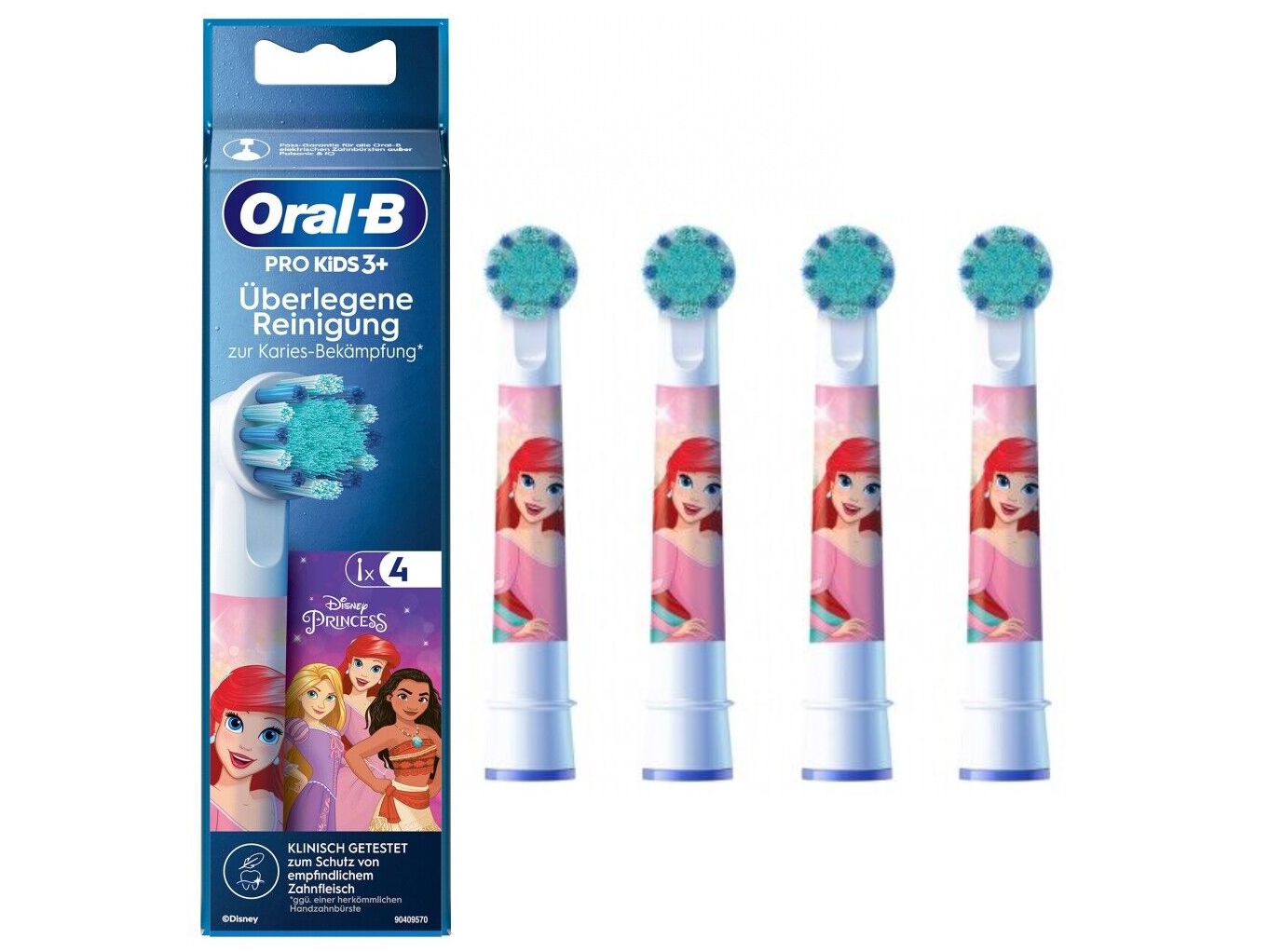 Końcówki do Szczoteczki dla Dzieci Oral-B EB10S-4 Princess 4-pak