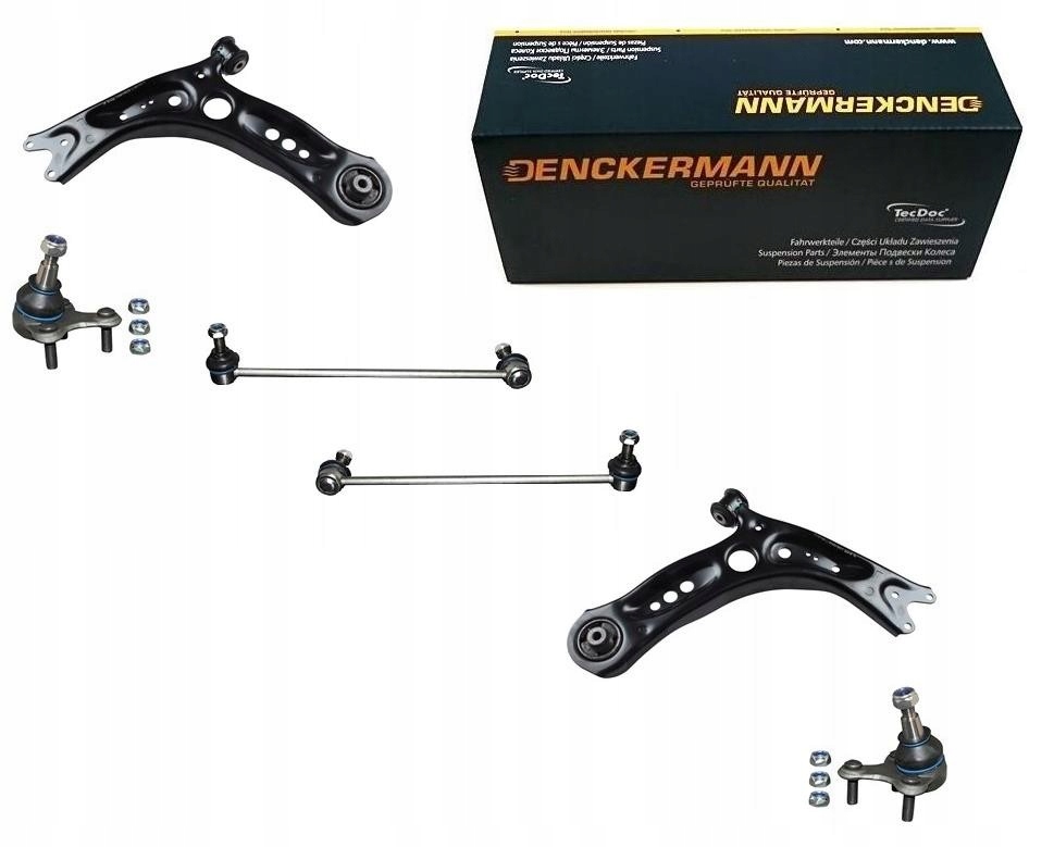 Ramena Čepy Pouzdra Golf VII T-rock Octavia III Přední Sada