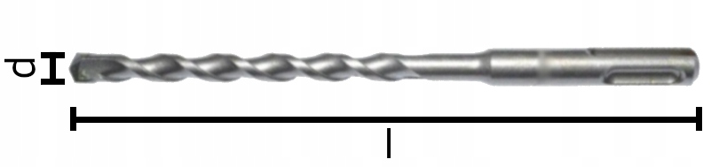 Wiertło SDS-Plus Economy 10x310 mm, MAKITA — 7