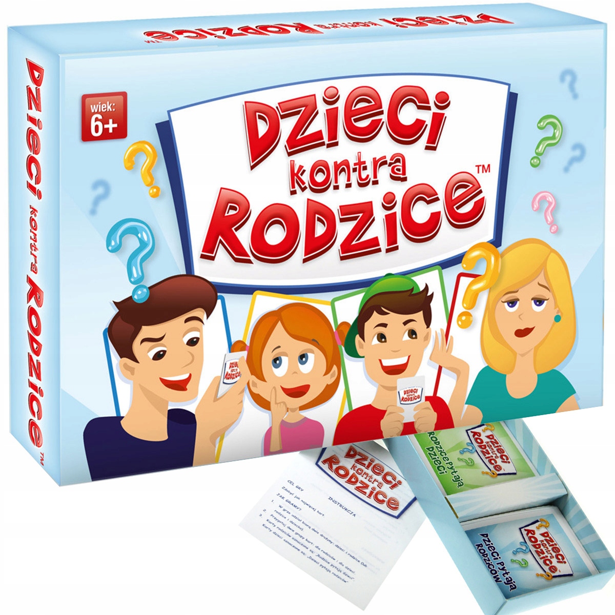 Dzieci Kontra Rodzice Gra Karciana Dla Dzieci-Zdjęcie-0