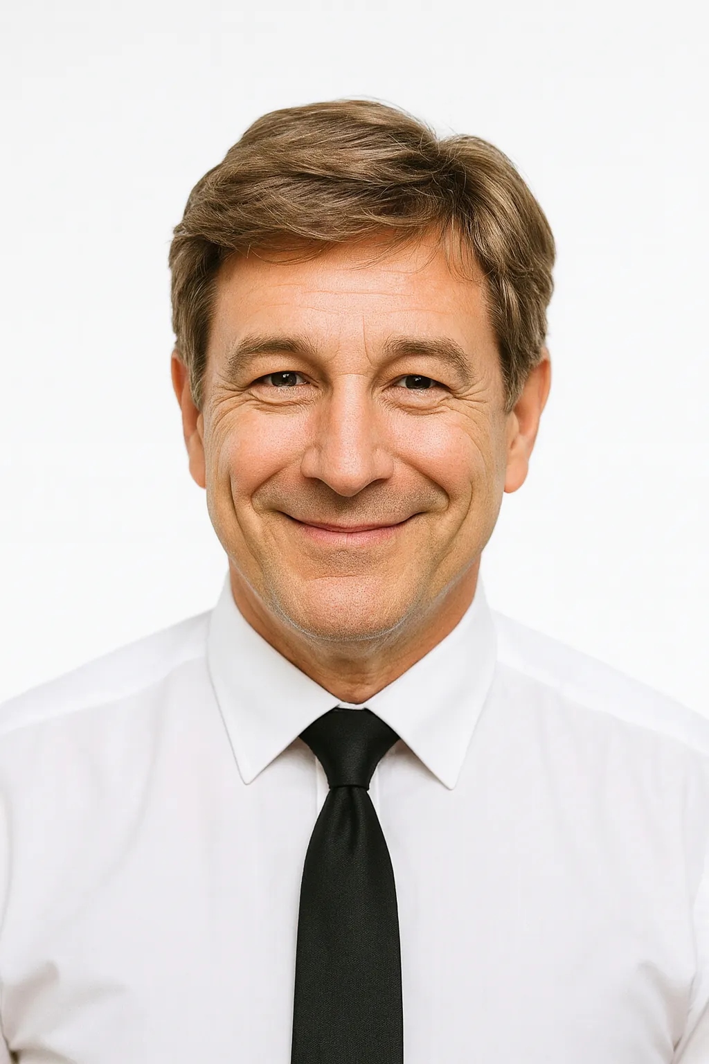 Krátká pánská paruka s ofinou Sy 217 /14/24b v barvě středního mixu