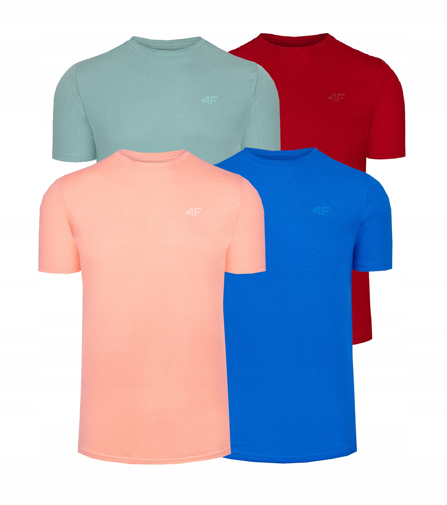 

4F T-shirt Koszulka Męska Zestaw 4 Szt.