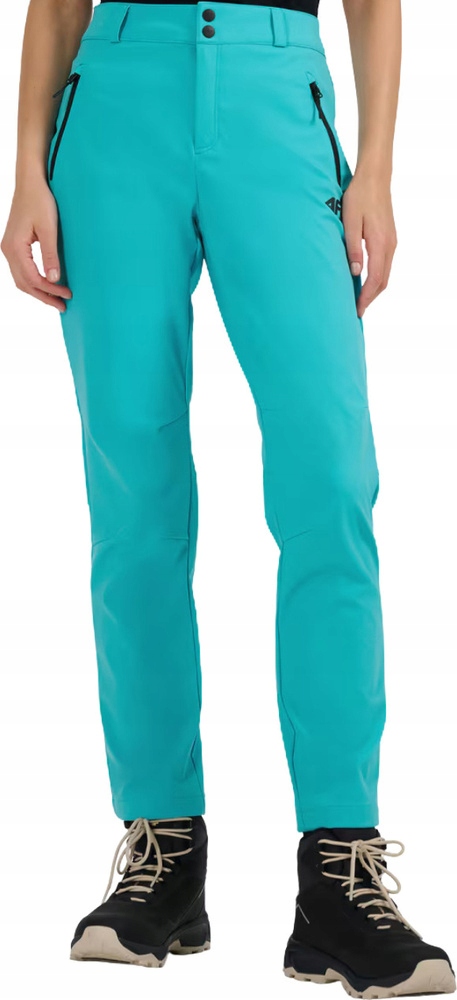 Dámské Trekové Kalhoty 4F Softshell Fnk F0988 Zelené 4FWAW25TFTR vel. M