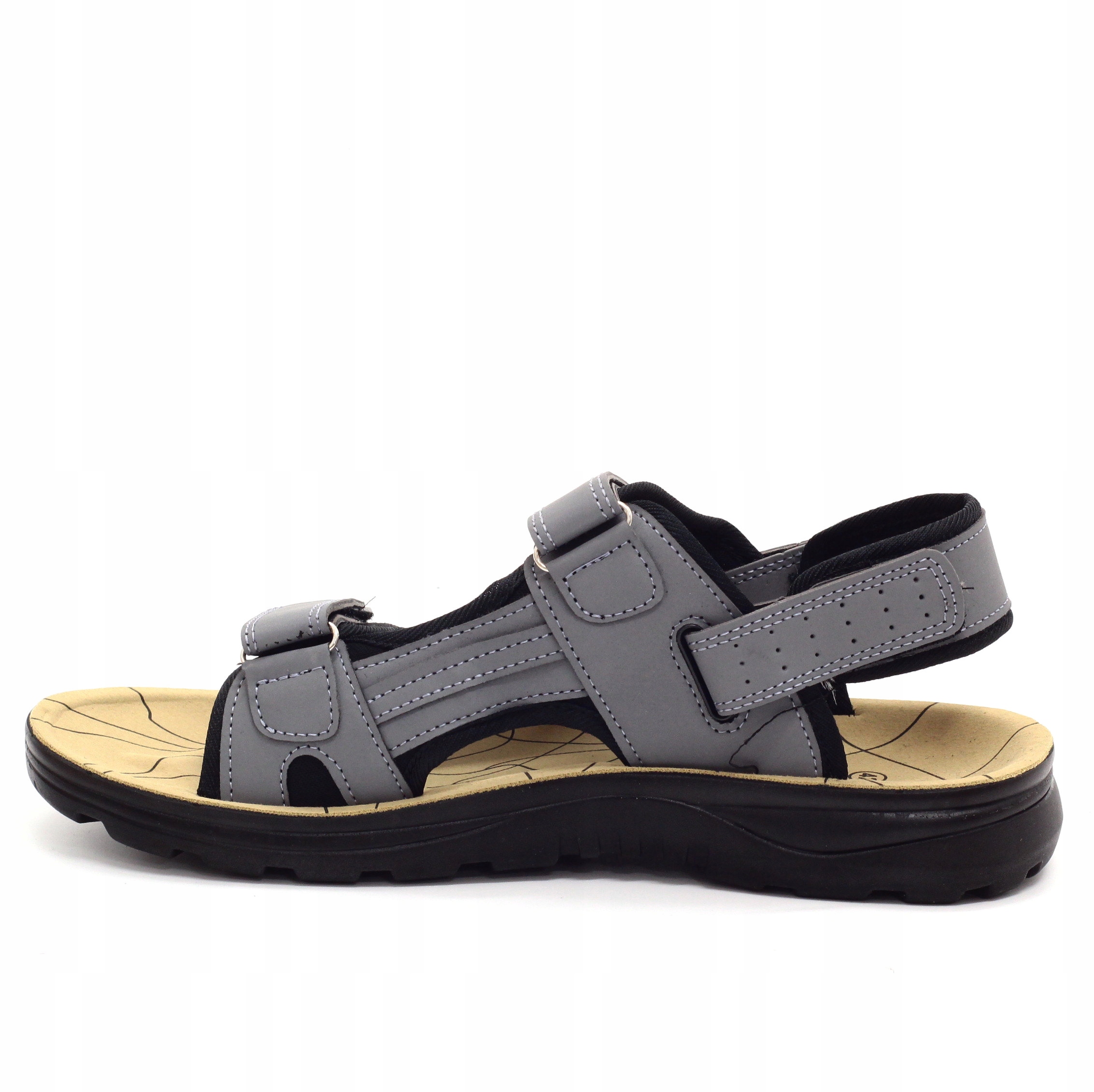 SANDAŁY MĘSKIE SPORTOWE REGULACJA NA RZEP Rozmiar 41