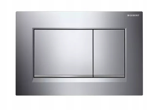 Tlačidlo Wc Geberit Sigma30 chrómový lesk s matným akcentom 115.883.KH.1