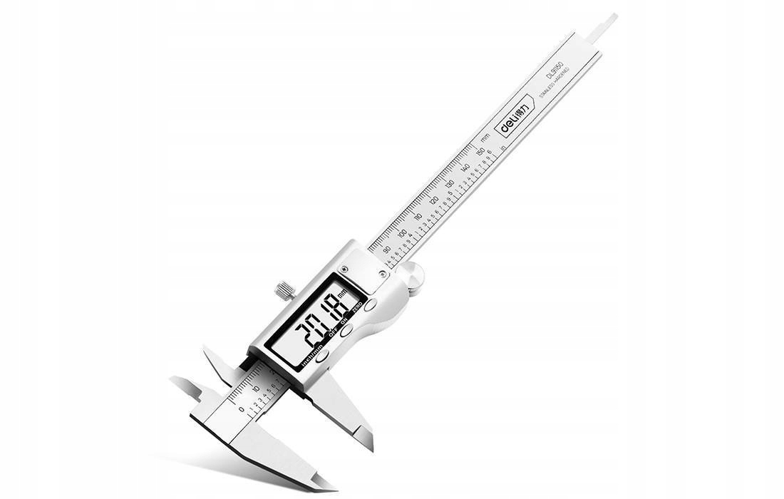 

Suwmiarka elektroniczna Deli Tools 150mm LCD