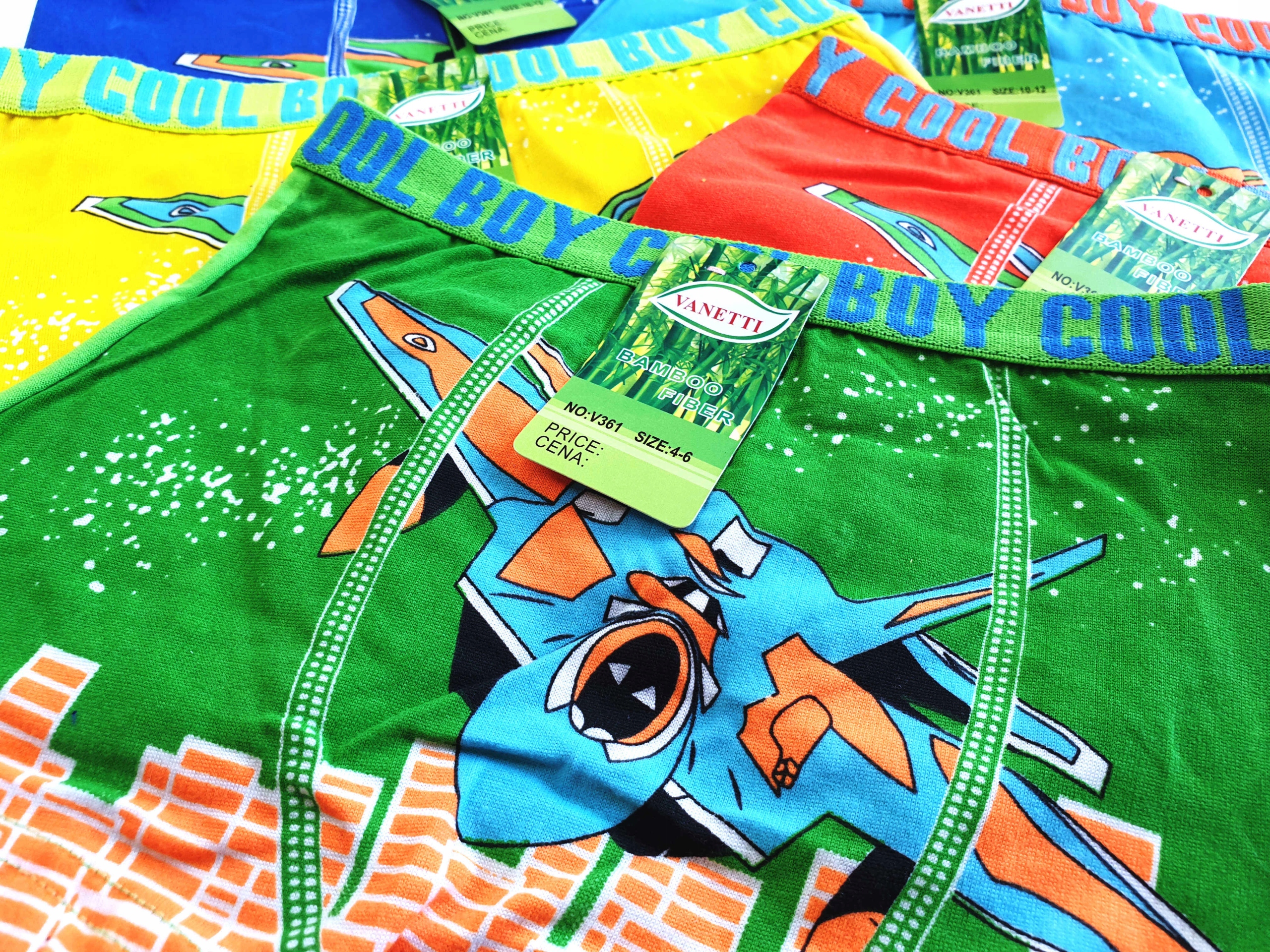 BOKSERKI DZIECIĘCE, MAJTKI BAMBUSOWE CHŁOPIĘCE 7-9 Marka Inna marka