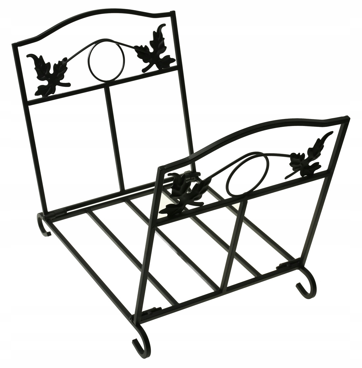 Stojan Na Krbové Dřevo, Skládací Kovový Koš