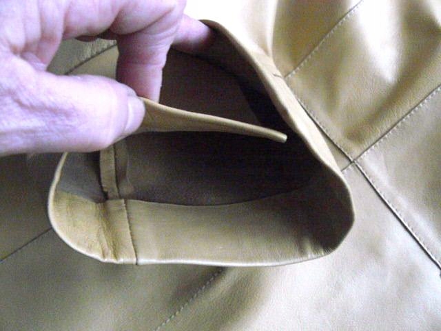 YUPPIE kurtka skóra naturalna PŁASZCZ 22 48 50 beż Kolor beżowy