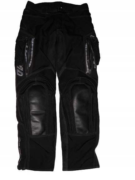 POLO SPODNIE MOTOCYKLOWE TEKSTYLNE+SKÓRA R XL