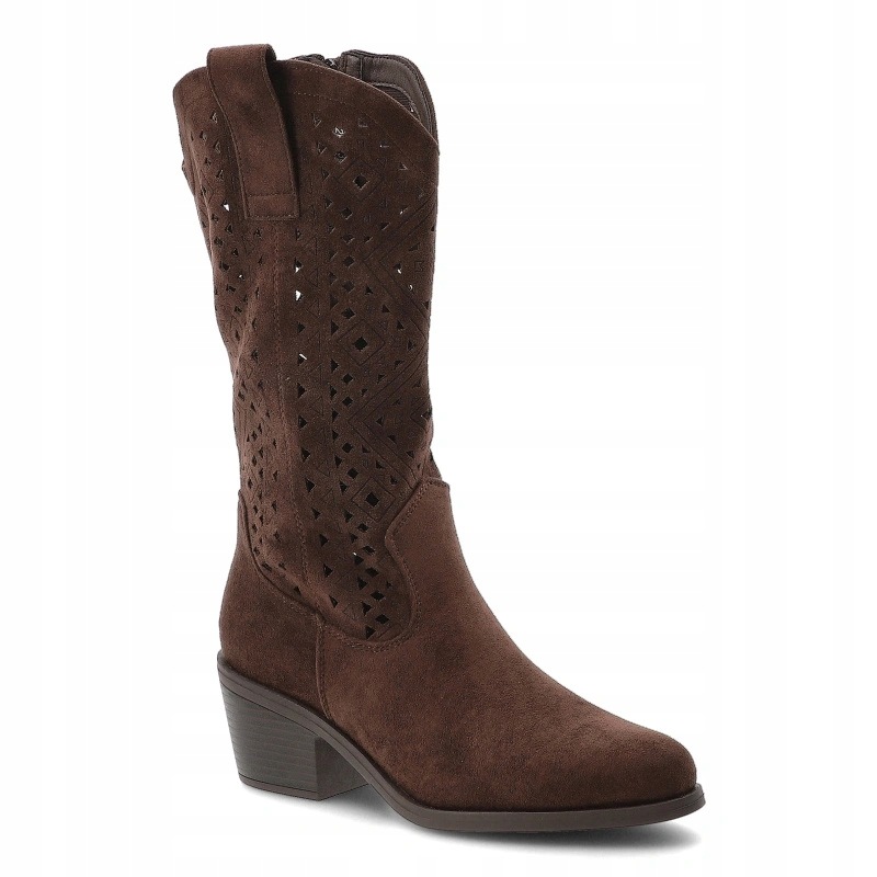 Kozačky S.barski HY62-8126 Chocolate