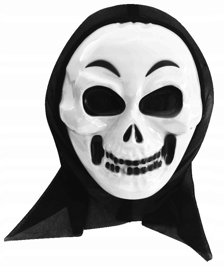 MASKA z kapturem Śmierć Scream Krzyk !!! HALLOWEEN