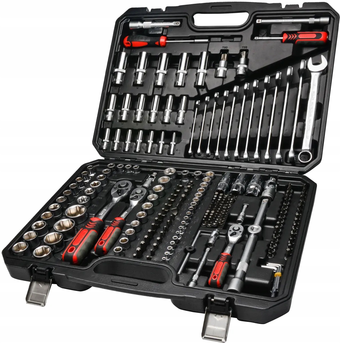 Sada nářadí 1/4" 3/8" 1/2" 222 ks