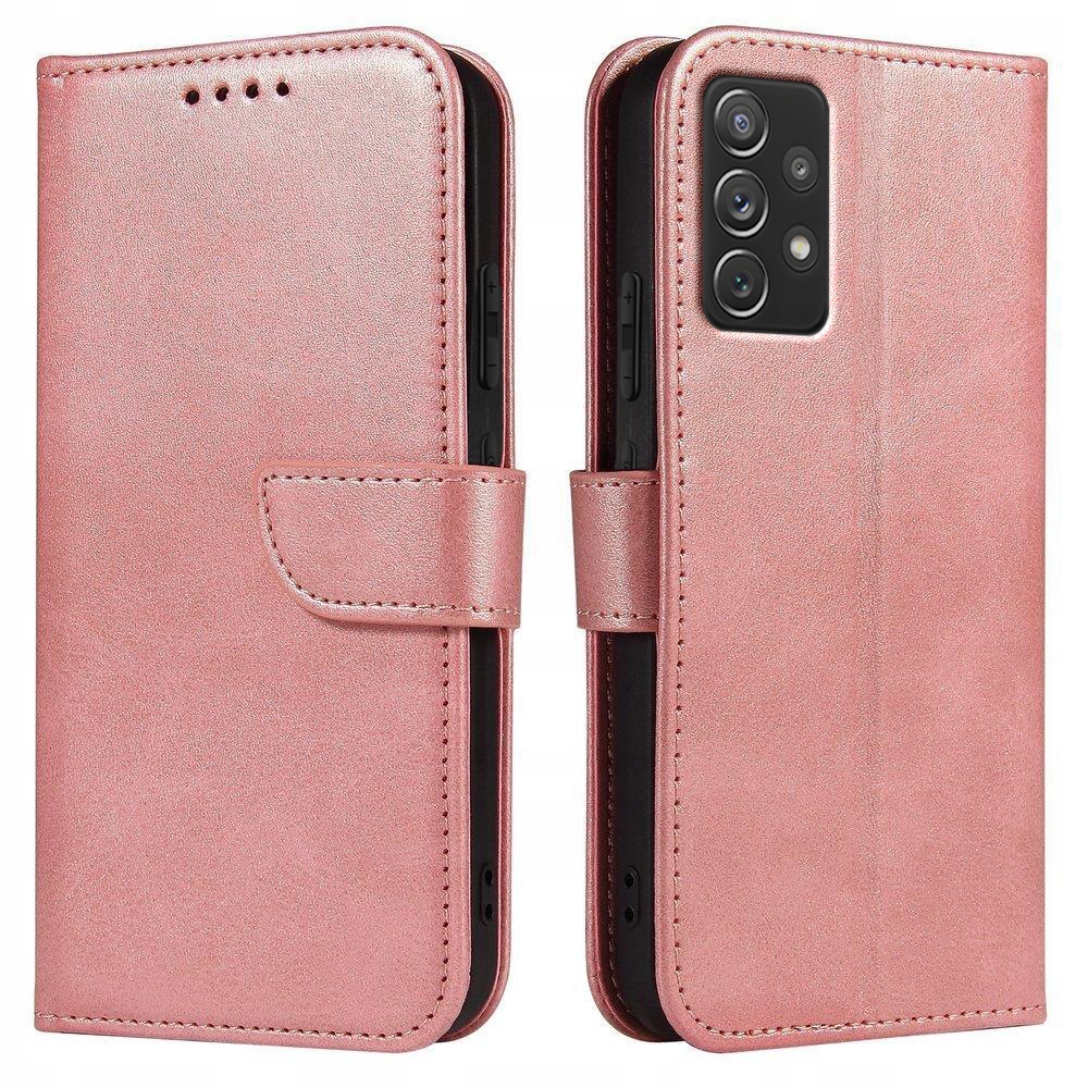 

Etui Skórzane Skin +Szkło do Samsung A52 A52s 5G