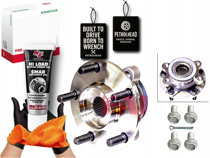 Sada Ložiska Kola S Pístem Přední L/p Nissan Juke Le #Petrolhead Pro+ Kit7