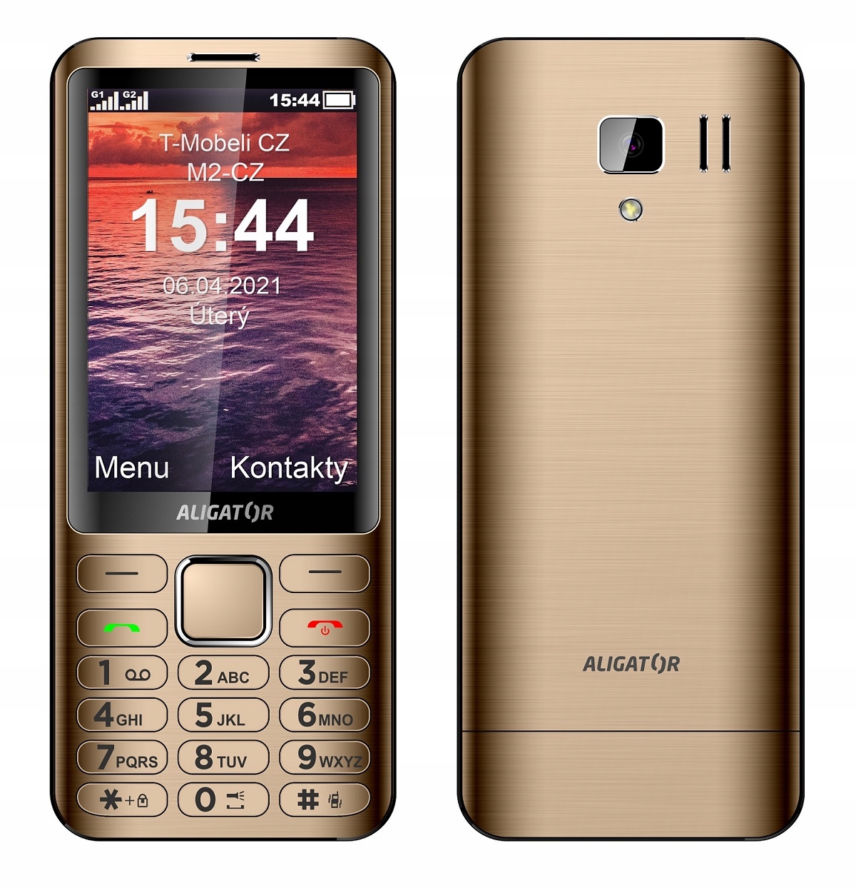 Aligator D950 Dual sim zlatý AD950GD