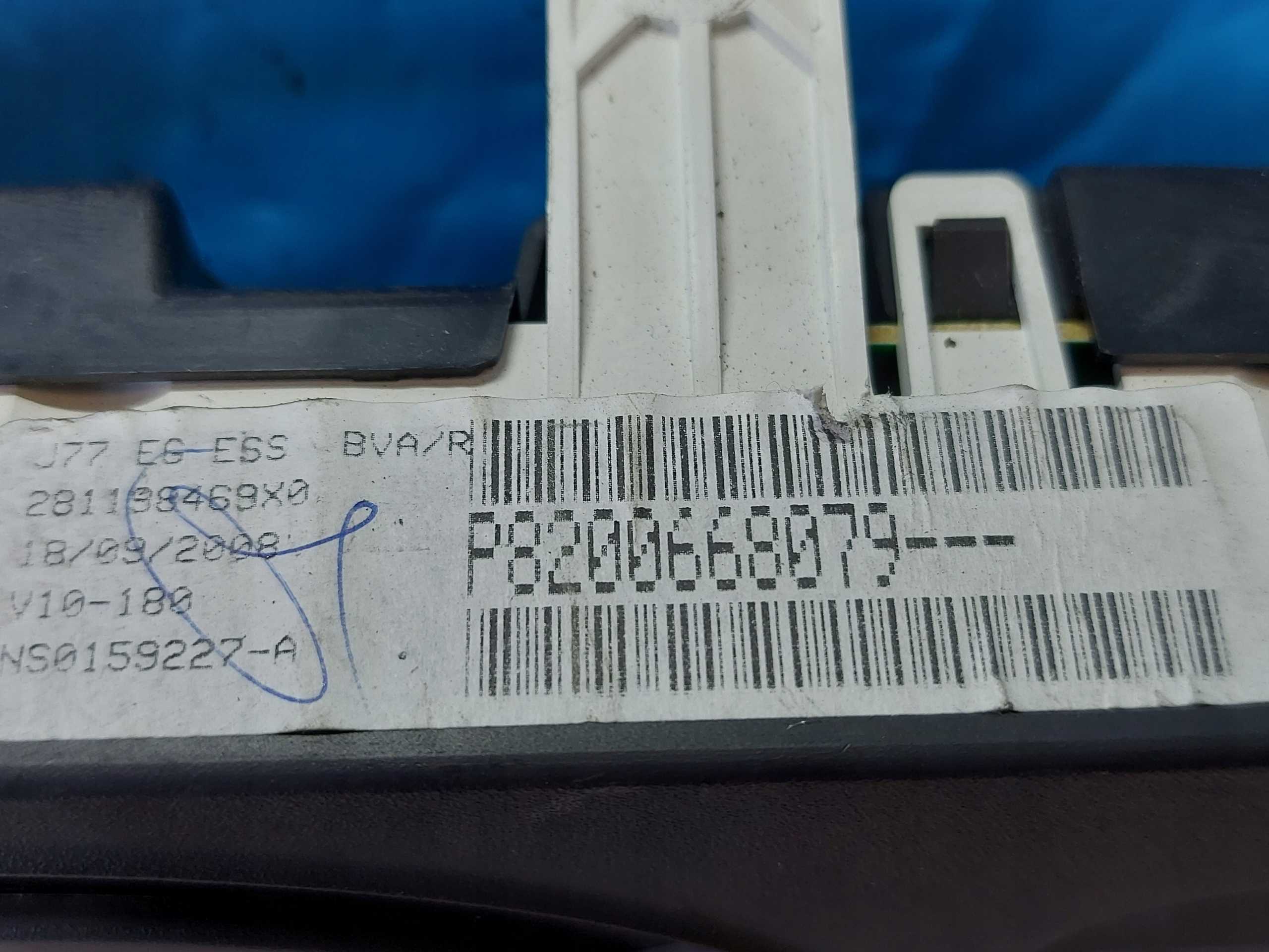 dials clock RENAULT MODUS 1.6 B P8200668079