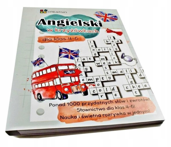 

Angielski w krzyżówkach dla klas 4-6
