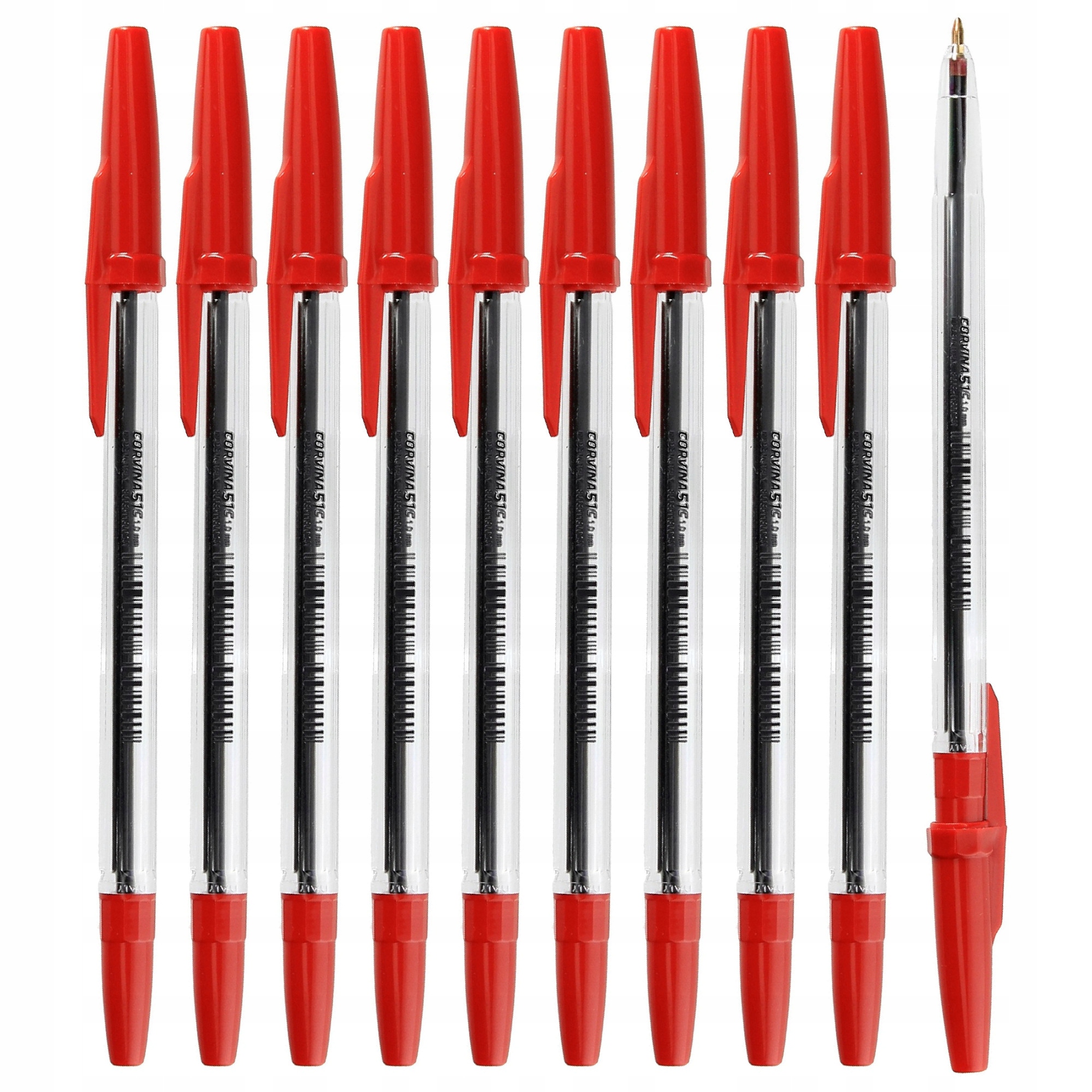 

Długopis 1.00mm czerwony Corvina 51 10 szt.