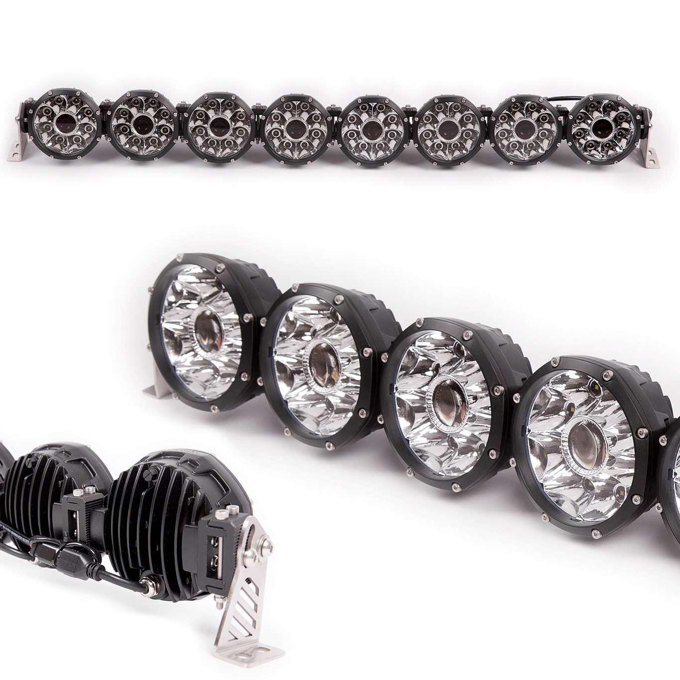 JE-set8x45W - Далекий галогенний світлодіодний комплект 8x45w