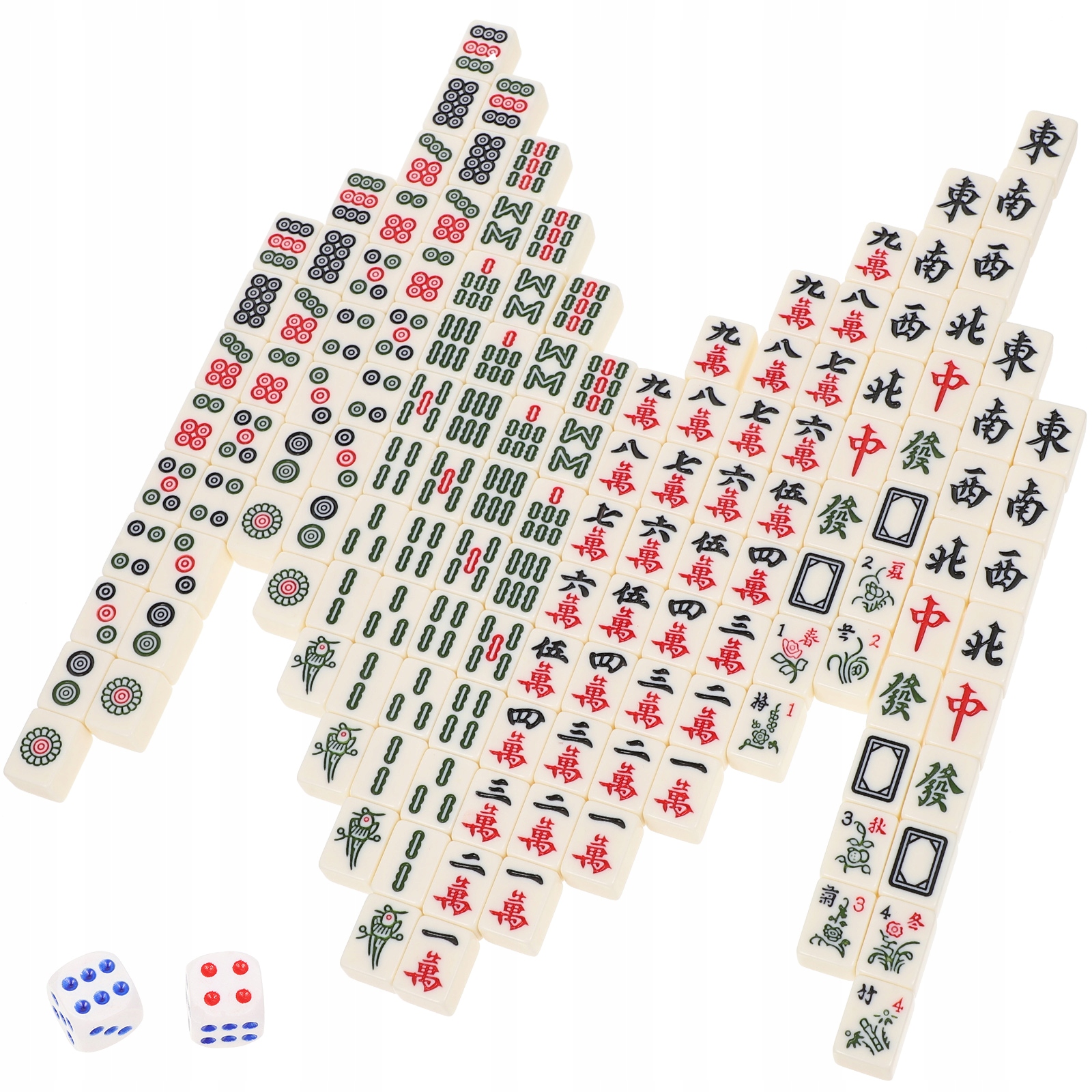 CHIŃSKA GRA MAHJONG PLANSZOWA KLASYCZNA x146 ETUI Typ Podstawa