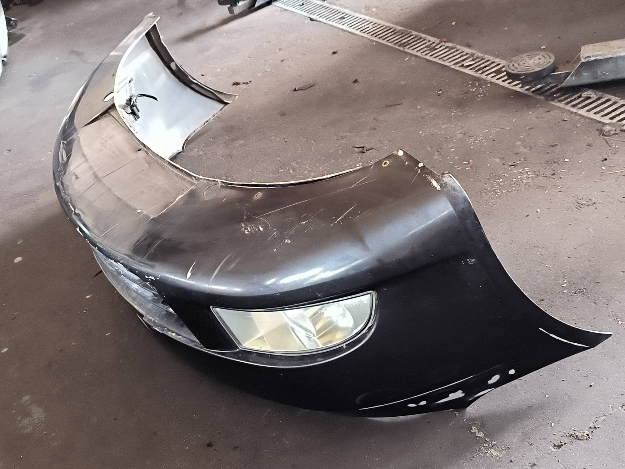 bumper front LF9R SKODA OCTAVIA II LIFT