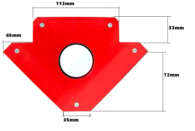 MAGNETYCZNY KĄTOWNIK 34KG 75LBS SPAWALNICZY UCHWYT Kod producenta FT5345