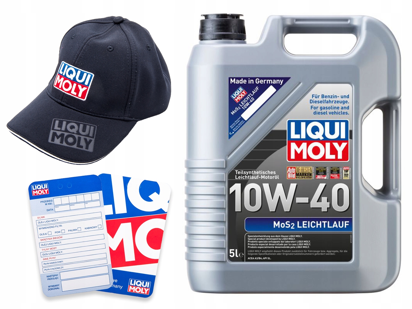 LIQUI MOLY OLEJ 10W-40 5L MoS2 LEICHTLAUF