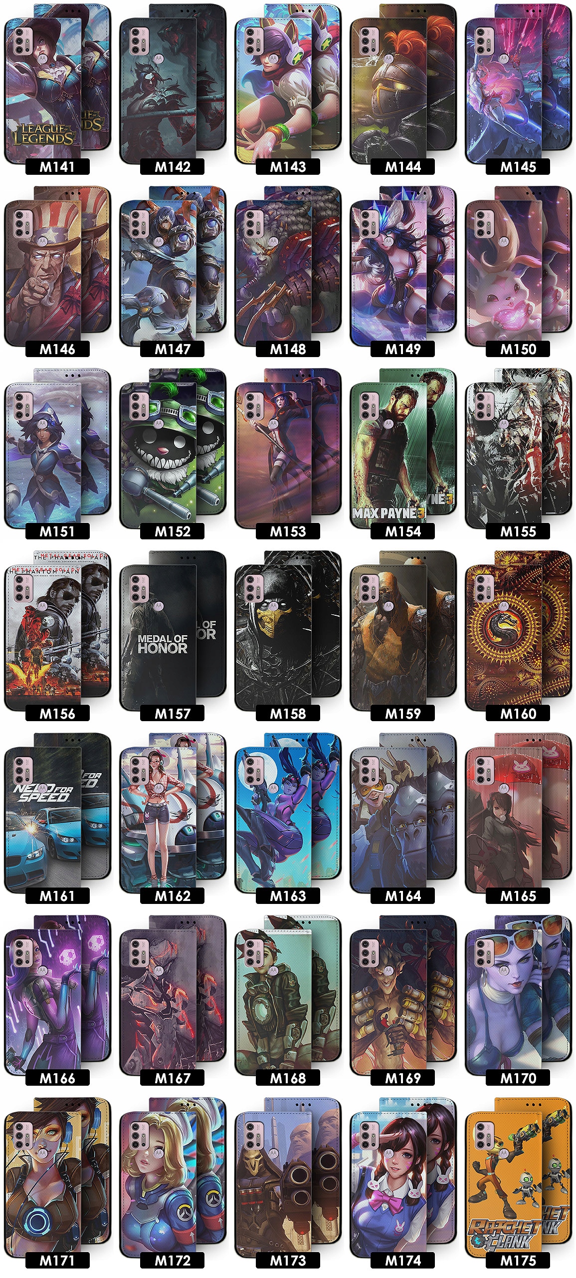 ETUI Z KLAPKĄ CASE POKROWIEC PORTFEL DO MOTOROLA MOTO G10 G30 WZORY Materiał inny