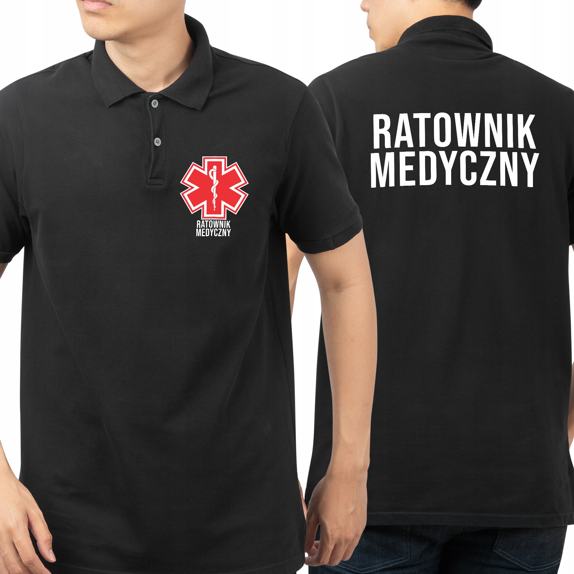 

Koszulka Polo Męska Czarna Ratownik Medyczny XL