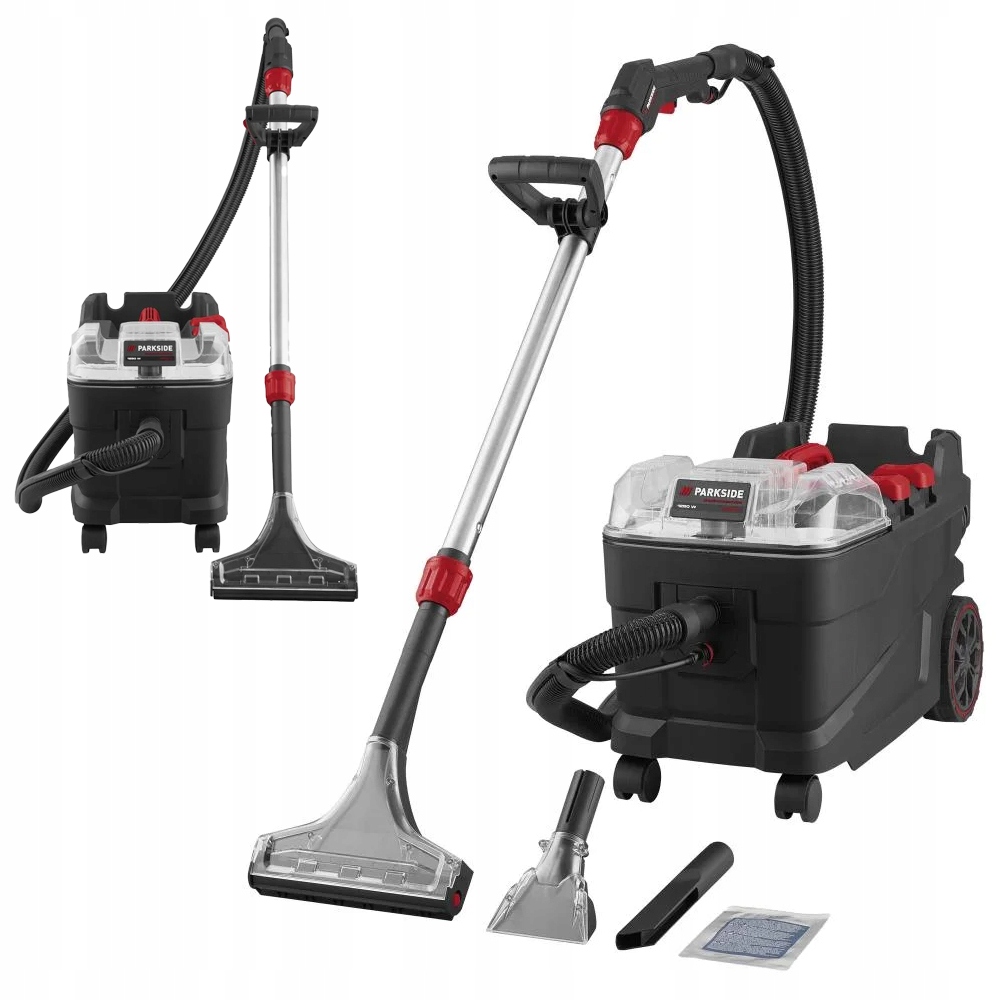 Odkurzacz piorący Parkside do prania tapicerki dywanów na mokro i sucho