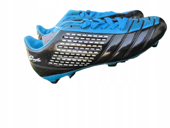 Korki lanki buty Do Piłki Gofc niebieskie Blue czarne Black rozmiar 44