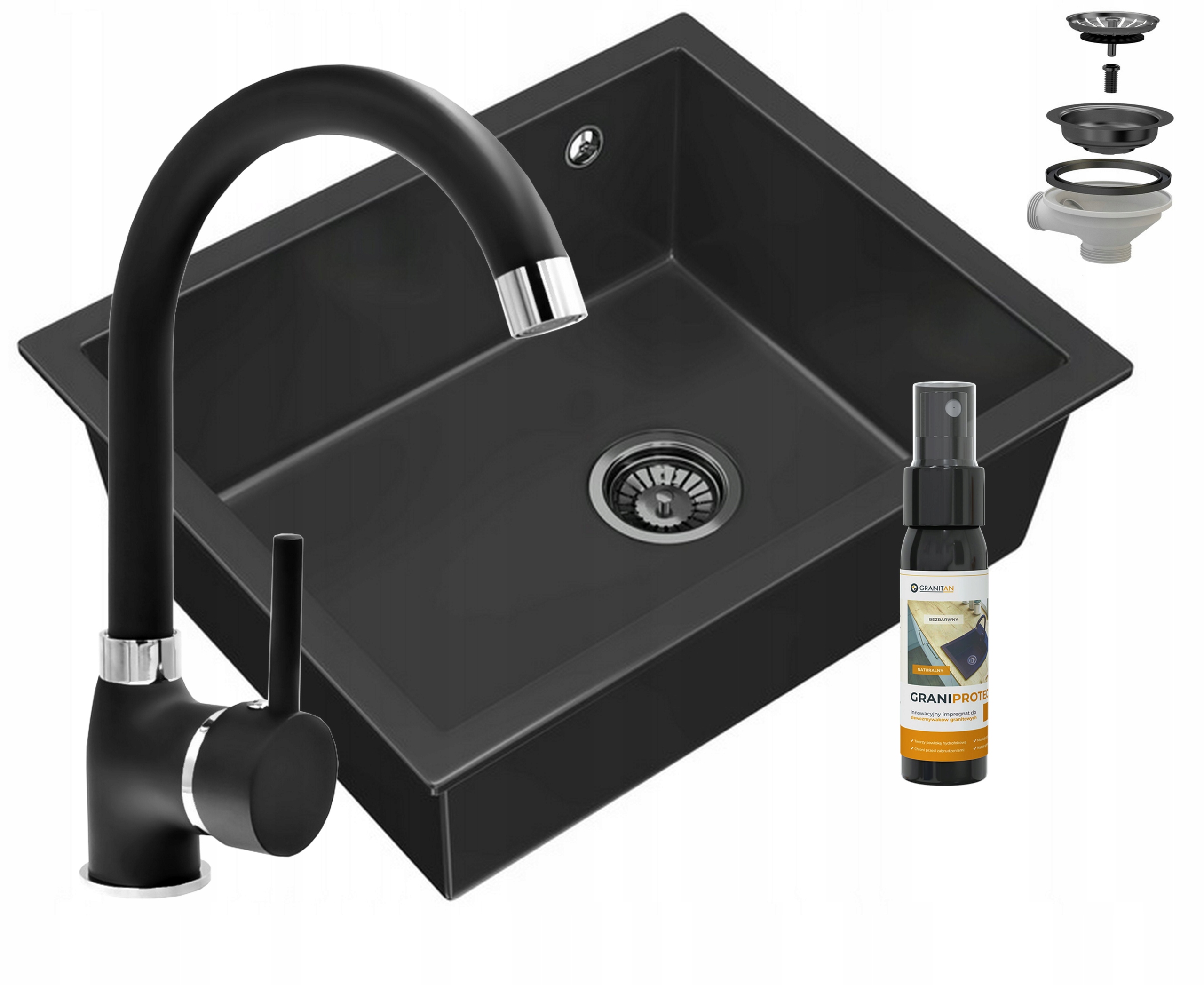 Podstolový Závesný Drez Salix Granitan