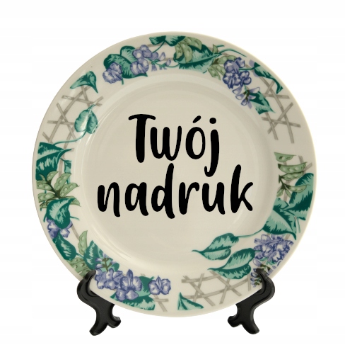 

Talerz ceramiczny z własnym nadrukiem 20cm