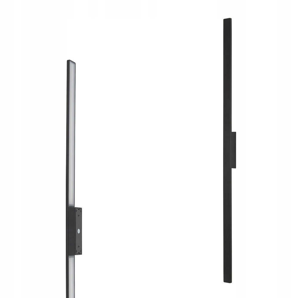 Nowodvorski Kinkiet zewnętrzny elewacyjny IP54 144cm czarny Demi Led L 24W