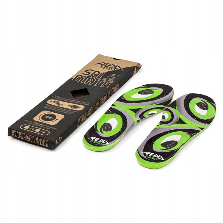 Wkładki do butów i rolek Rekd Energy Inner Soles Zielony L/XL