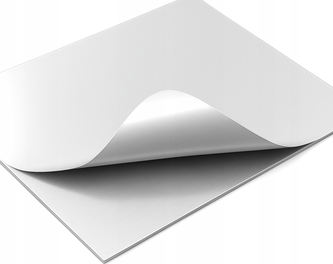 Blacha Aluminiowa 2x500x1000mm Gładka Foliowana Formatka Gr. 2mm 50x100cm