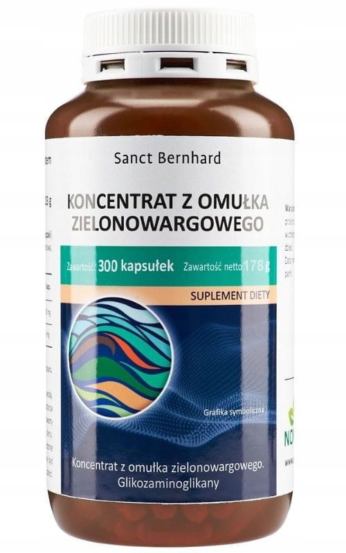 

Omułek zielonowargowy 300kapsułek Sanct Bernhard