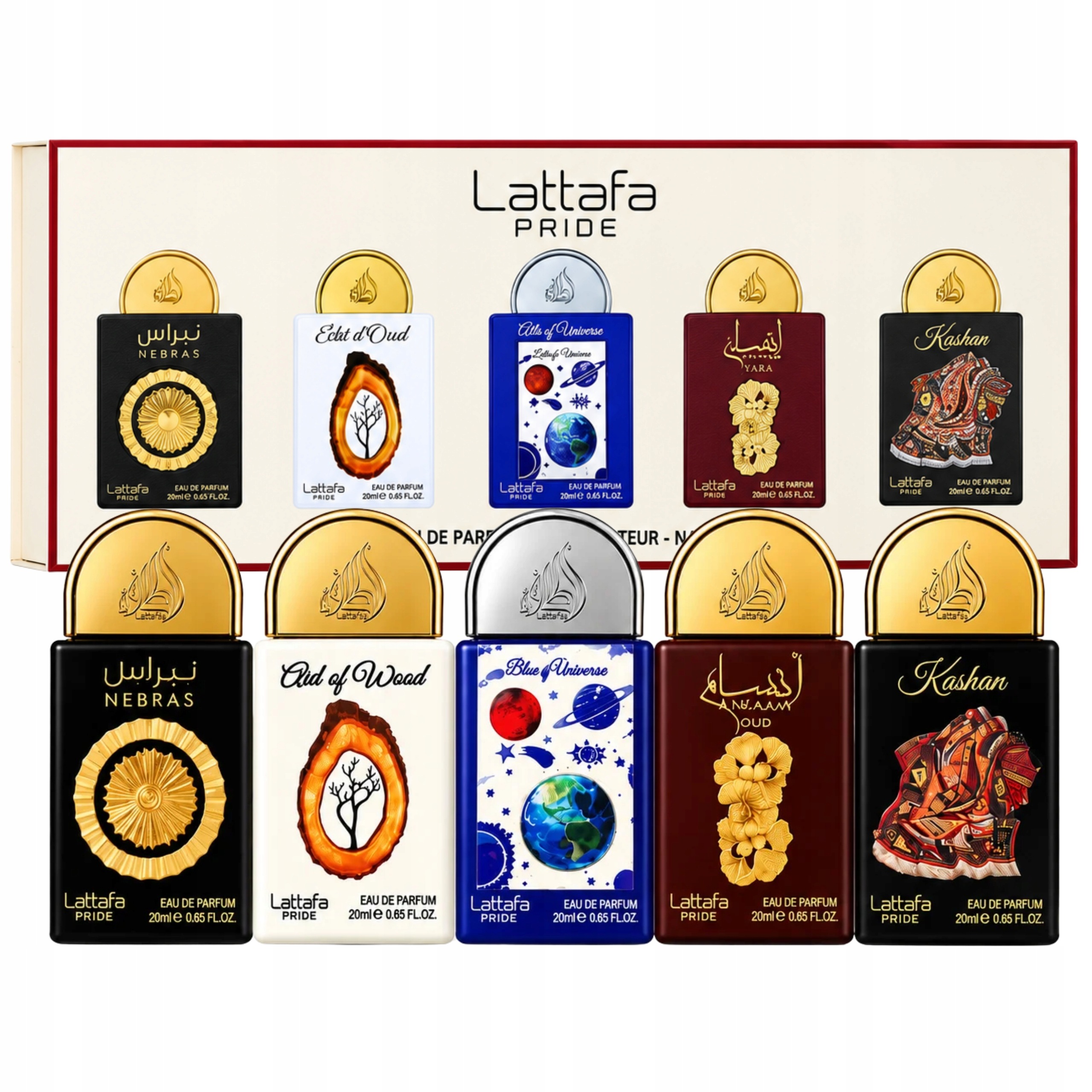 Perfumy Arabskie Zestaw Prezentowy Edp Lattafa Pride No.03 Giftset 5x20ml