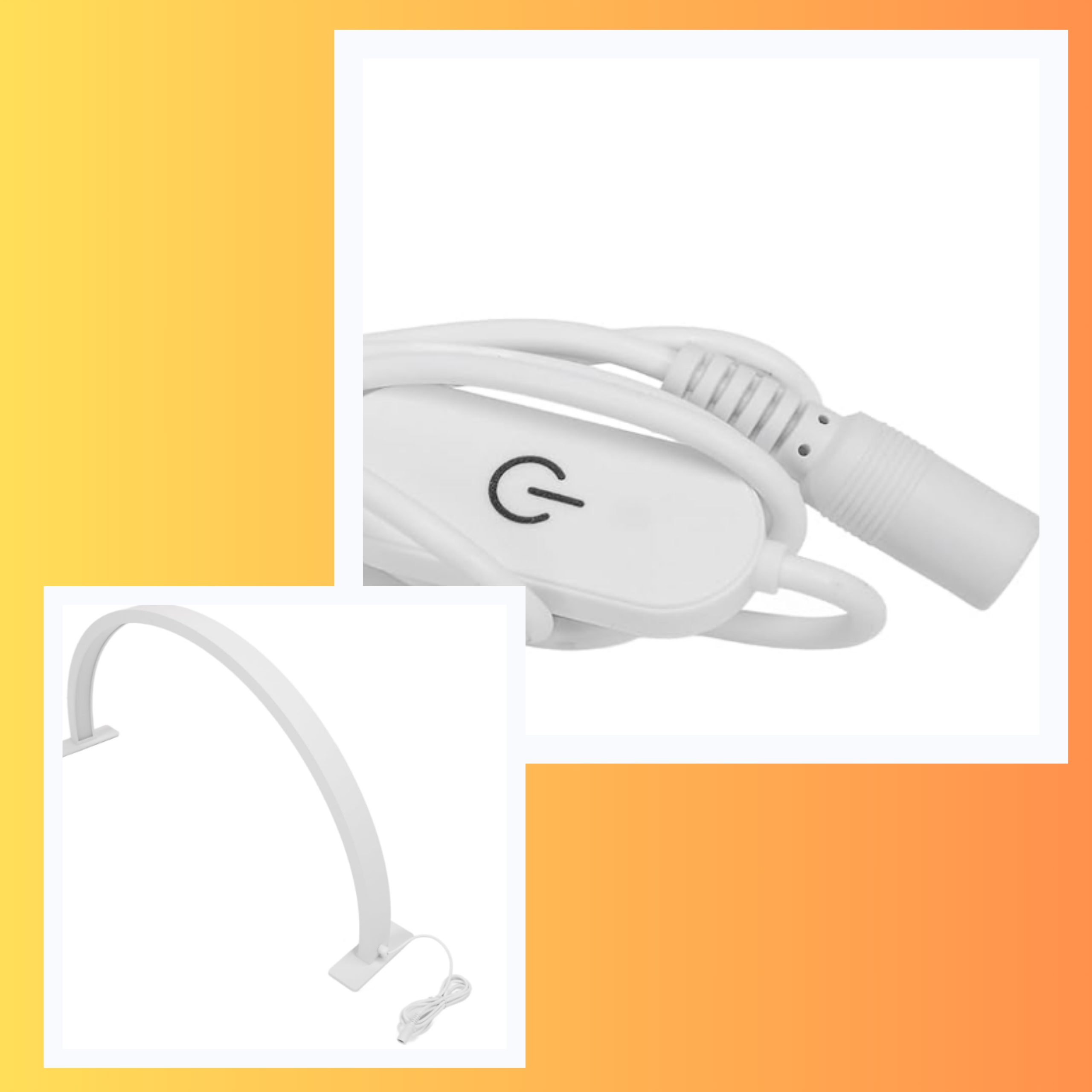 LAMPA KOSMETYCZNA LED BEZCIENIOWA REGULUJACA SWIATLO STOJACA PAZNOKCIE Moc 25 W