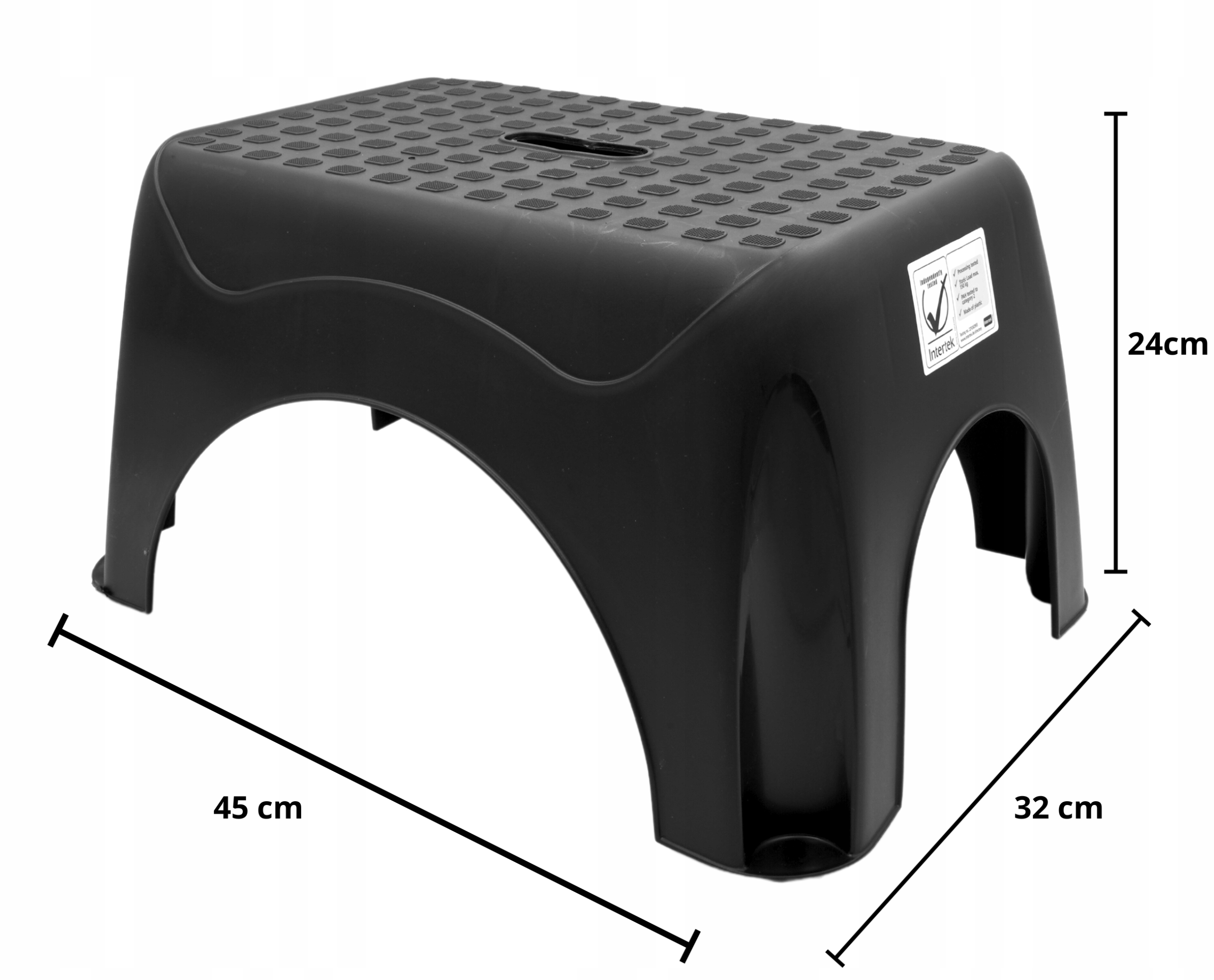 STOŁEK TABORET PRYSZNICOWY DO WANNY POD PRYSZNIC Cechy dodatkowe ze wspornikami z wycięciem