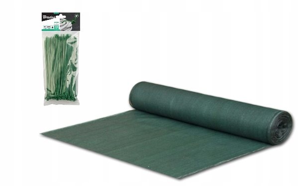 Siatka Cieniująca Osłonowa Od Wiatru słońca na płot ogrodzenie 1,8x50m 90%