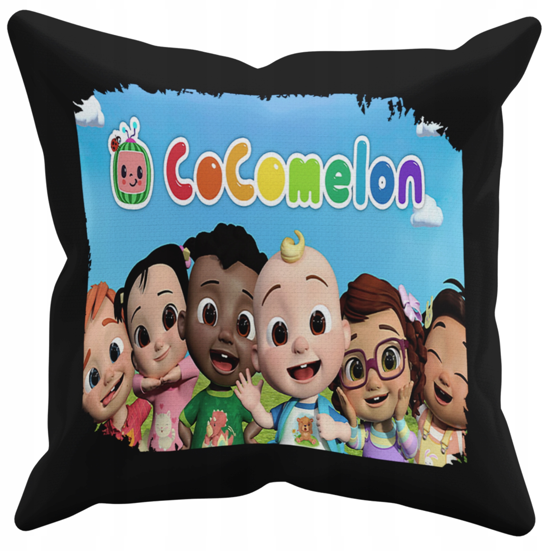 POSZEWKA NA PODUSZKĘ JAŚKA DO PRZEDSZKOLA JAY JAY + IMIĘ GRATIS Kolor dominujący czerń