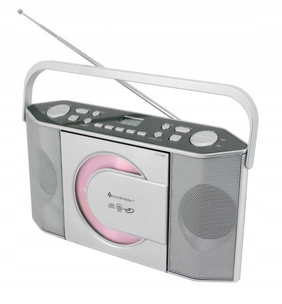 Boombox Soundmaster RCD1755SI Fm-pll, CD/CD-R/RW/MP3, Pionowy Odtwarzacz CD