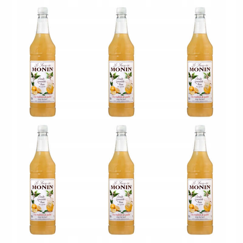 Monin Cloudy Lemonade syrop baza lemoniady 1l X6
