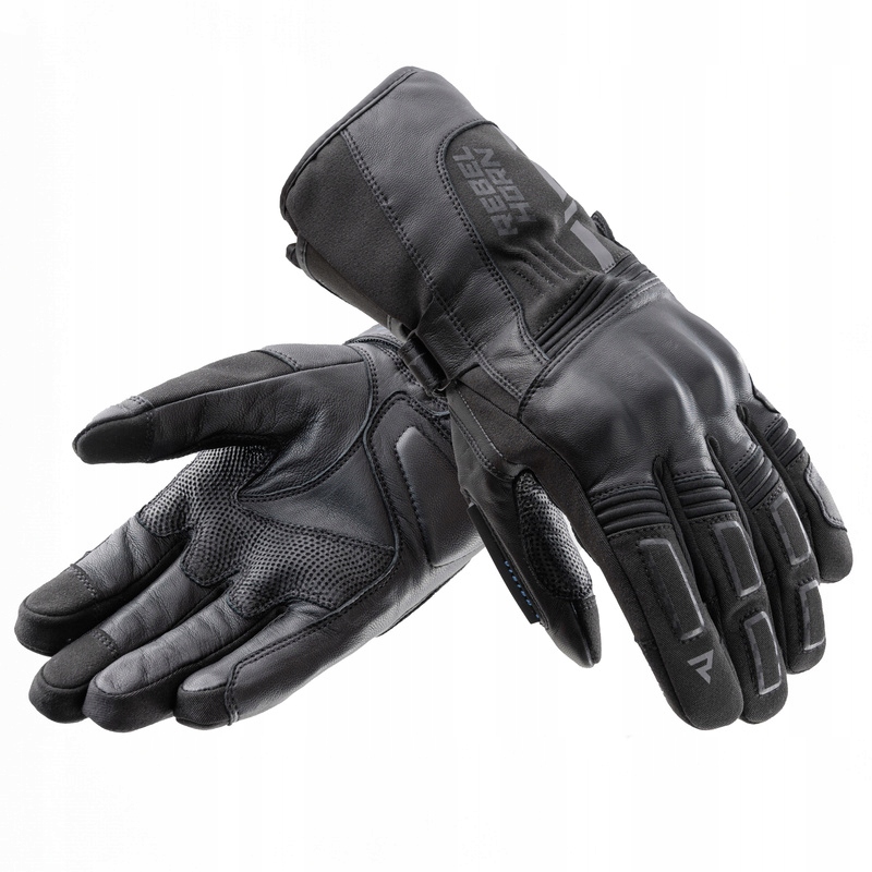 Motocyklové Rukavice Rebelhorn Tracer Wp Black Xs