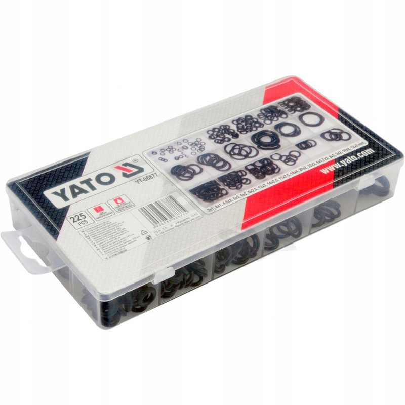 

Zestaw oringów gumowych 'Yato YT-06877' 225szt.