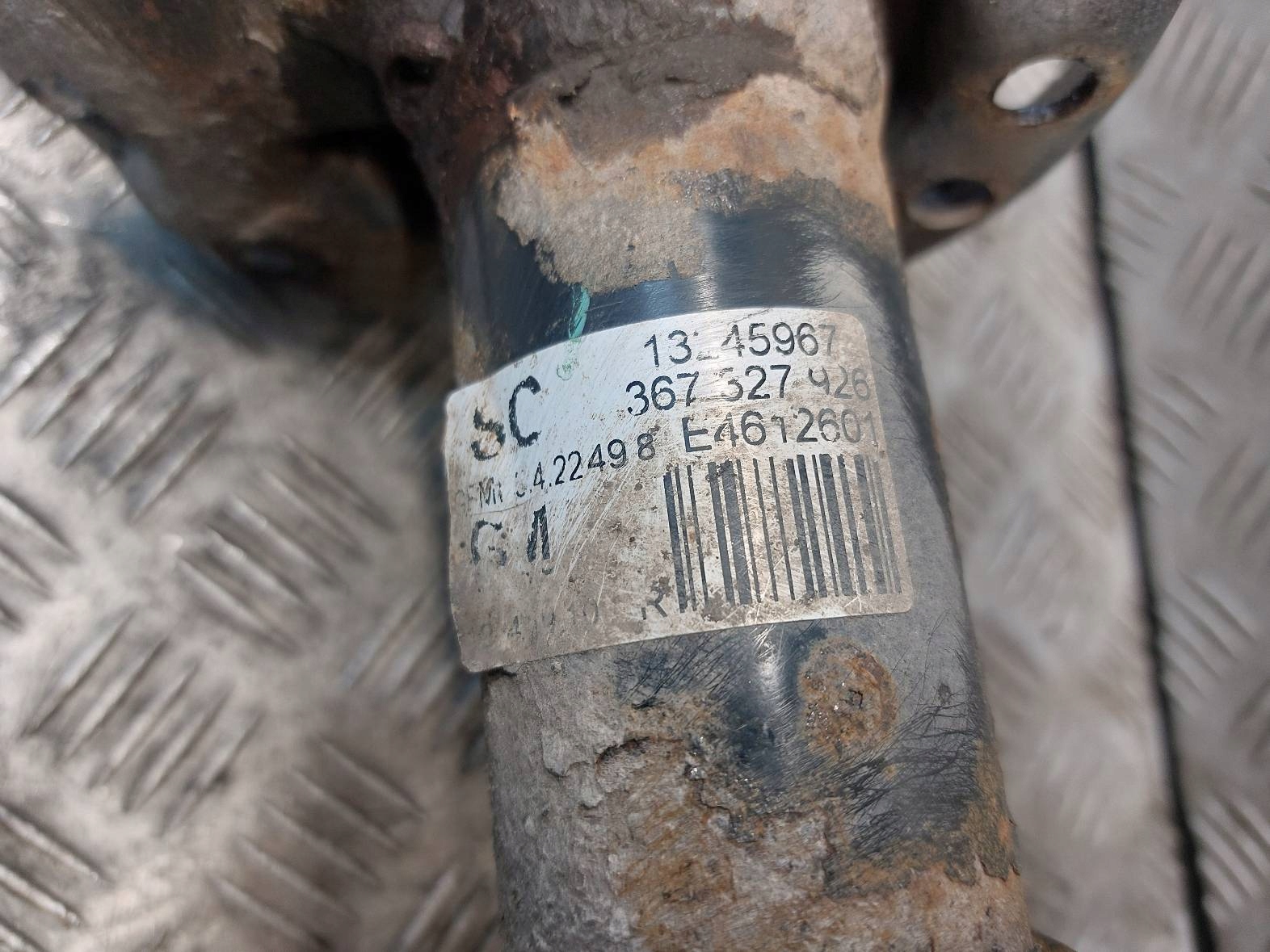 shock absorber spring swing right front OPEL INSIGNIA A 367327926