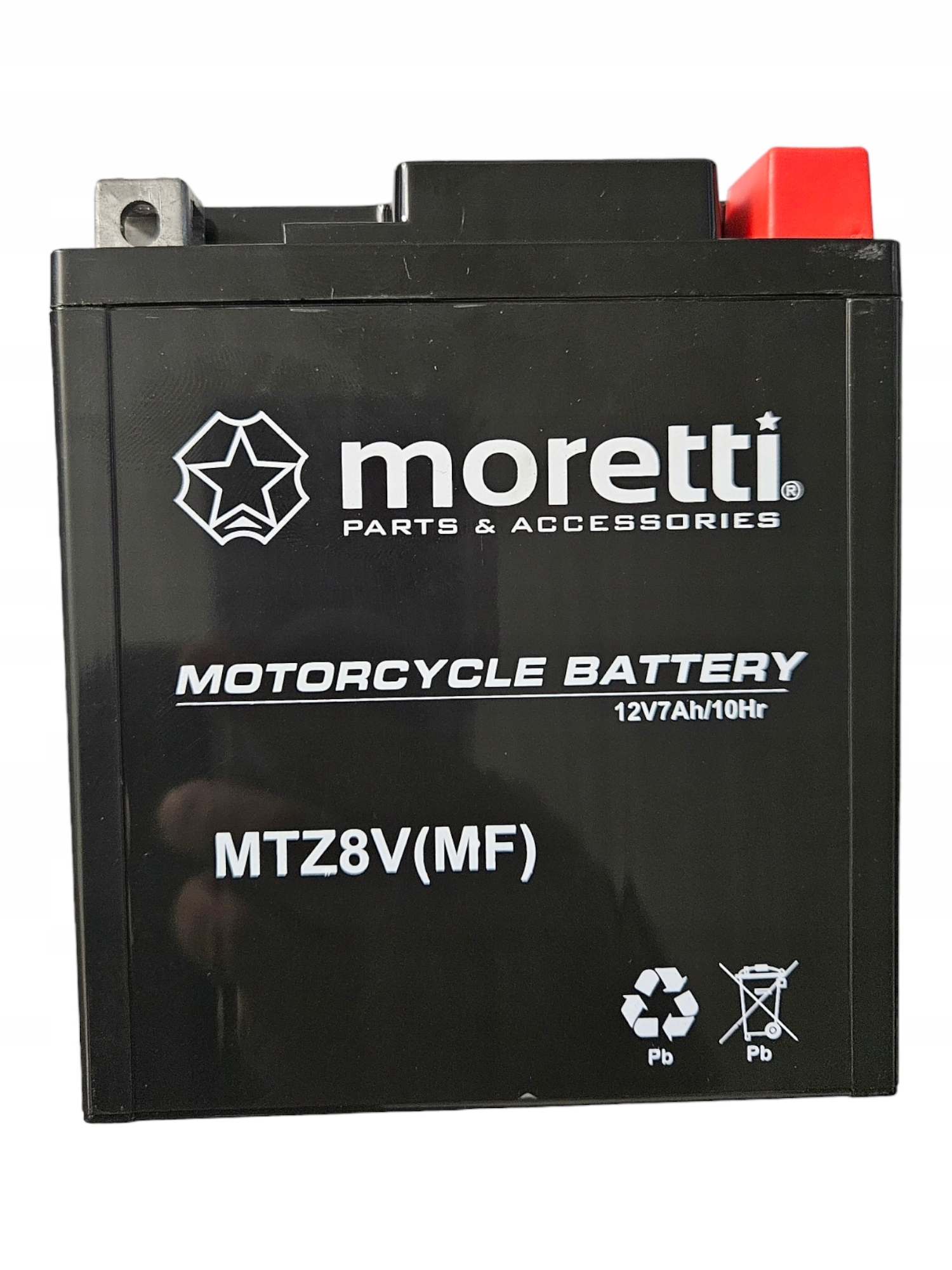 Akumulator Motocyklowy YTZ8V MTZ8V 12V 7.4Ah 120A P+ Agm Moretti