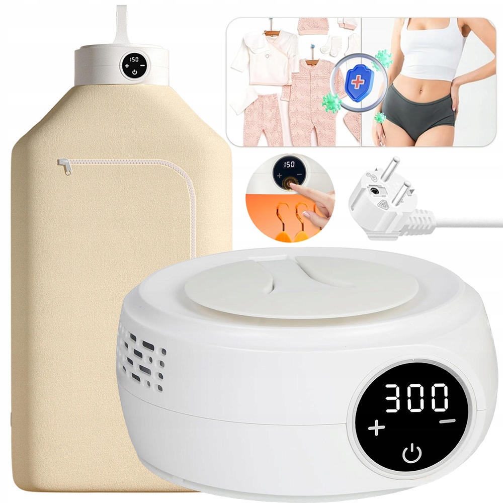 Sušák Na Prádlo Blesková Elektrická Přenosná 600 W Tichá